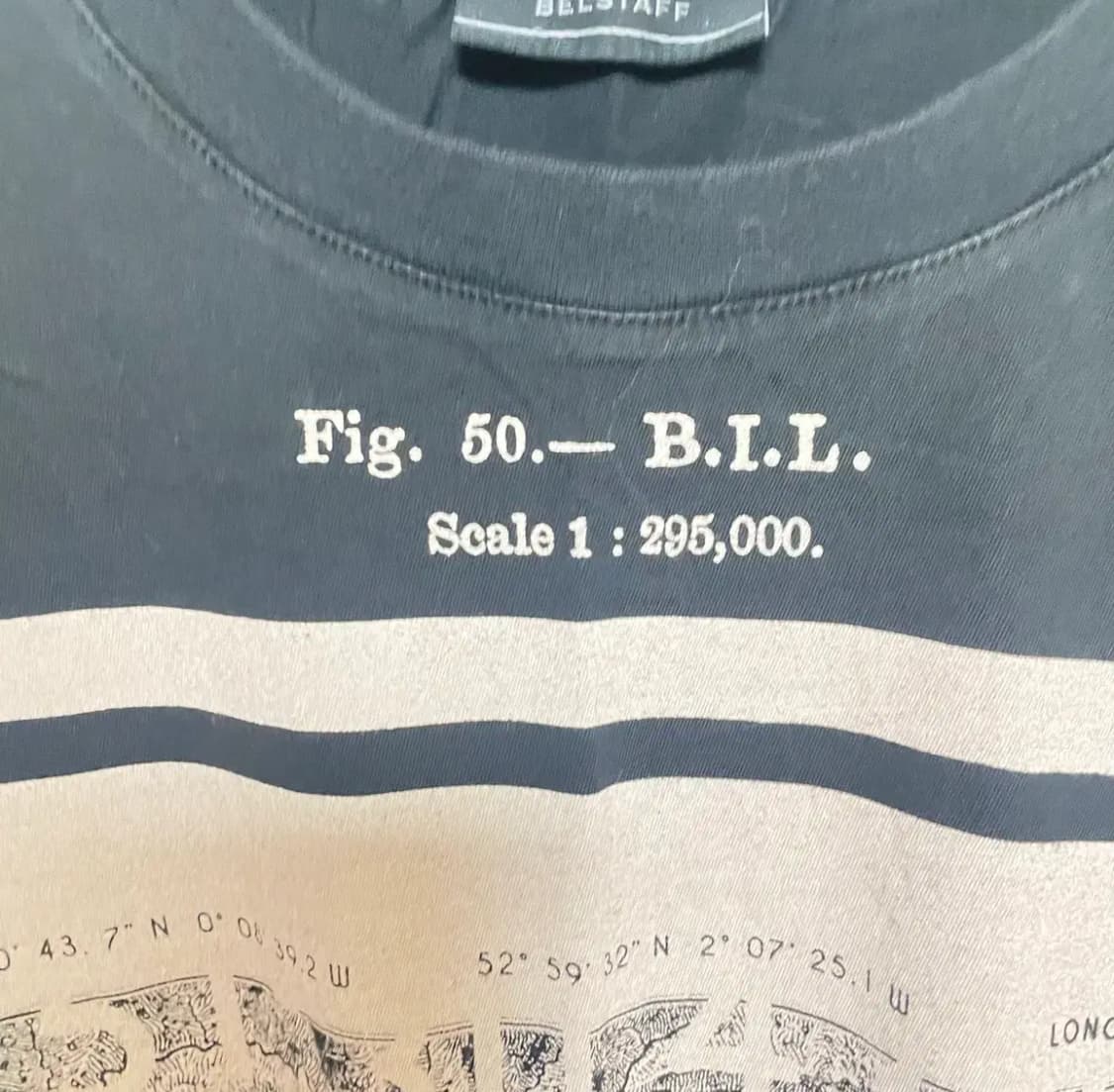 벨스타프 남성 프린팅 반팔 티셔츠 블랙 S 상품이미지3