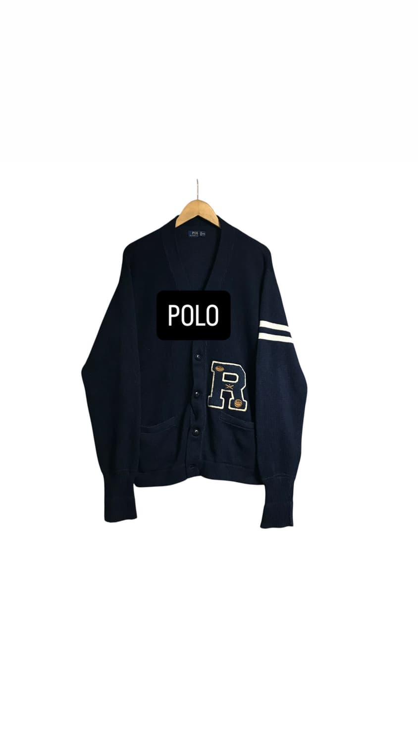 폴로 신형라인 레터맨 가디건 상품이미지1