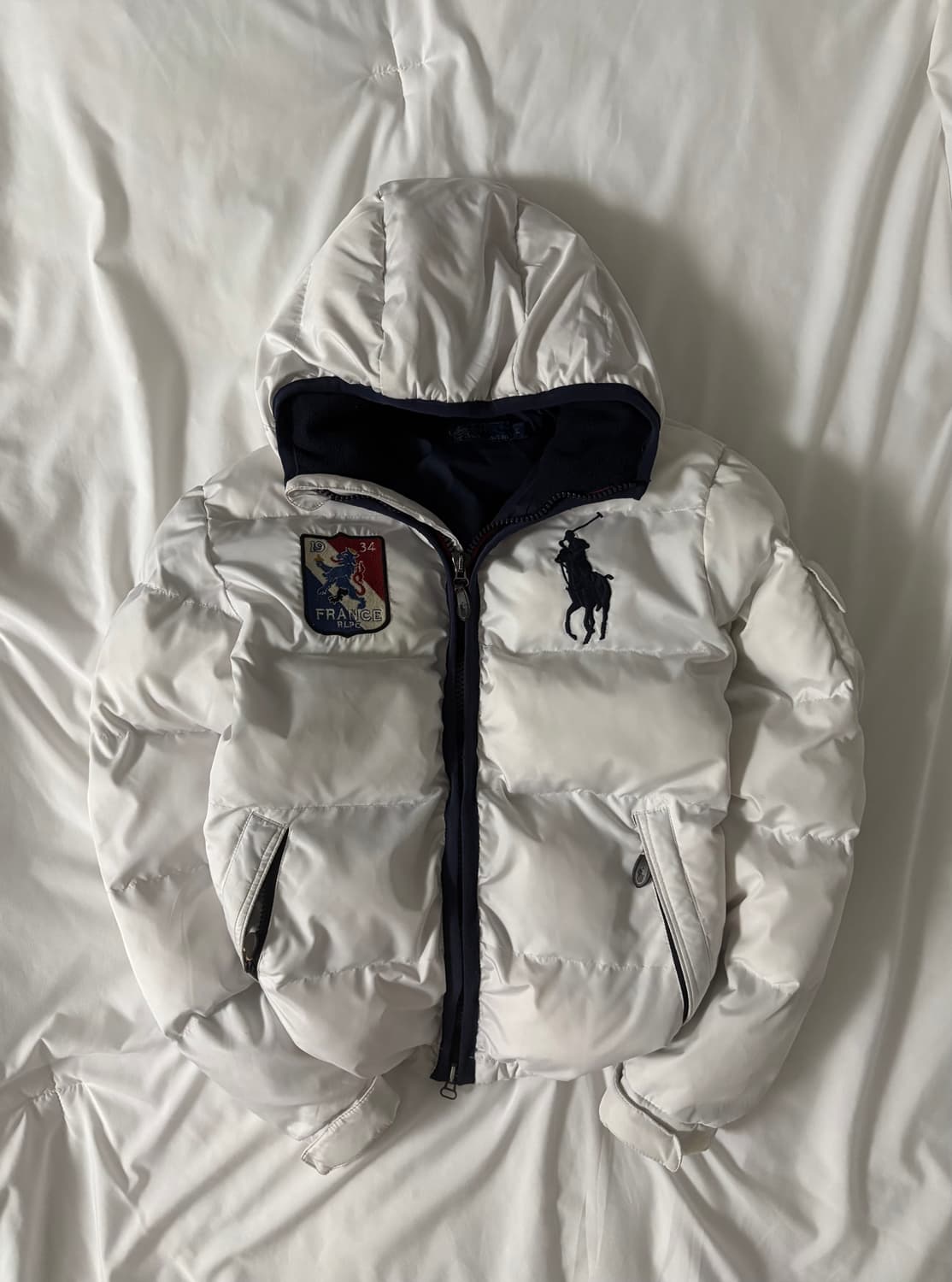 폴로 빅포니 프랑스 패딩 화이트 (유일매물) 상품이미지1