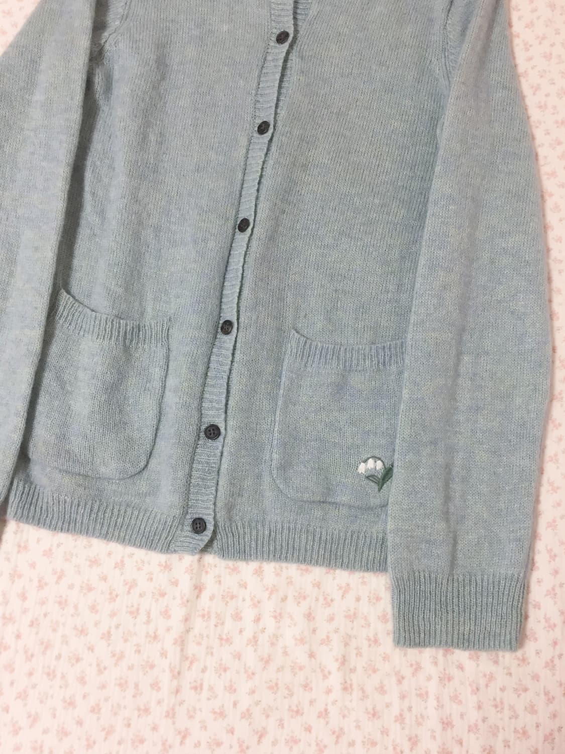 빈티지 사만사모스 애플민트 가디건 상품이미지3