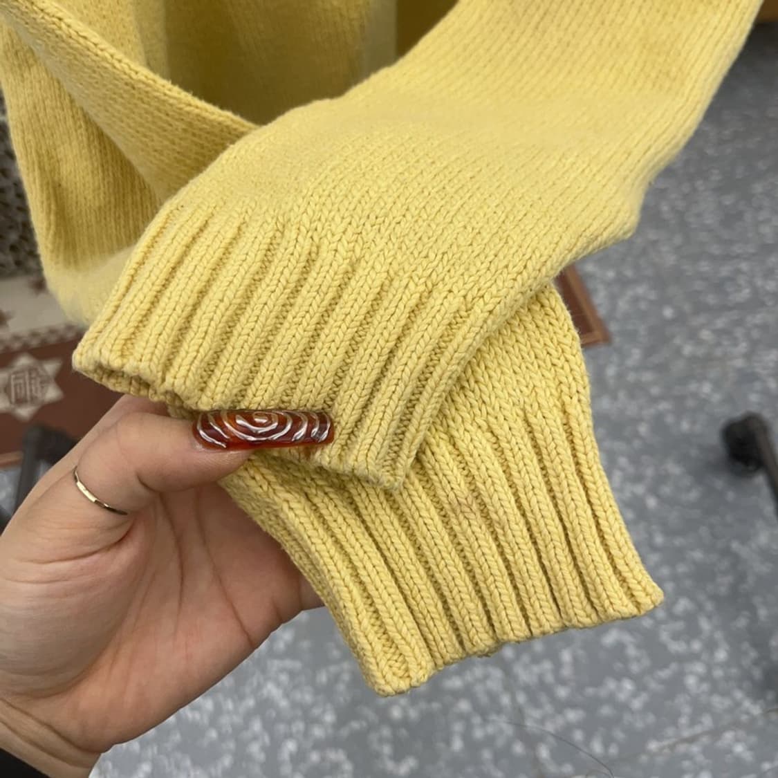 폴로 랄프로렌 레트로 90's 옐로우 니트 L C09428 상품이미지6