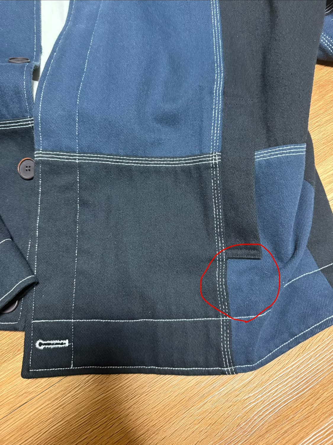 [L] I4P 컬러블럭 자켓 상품이미지5