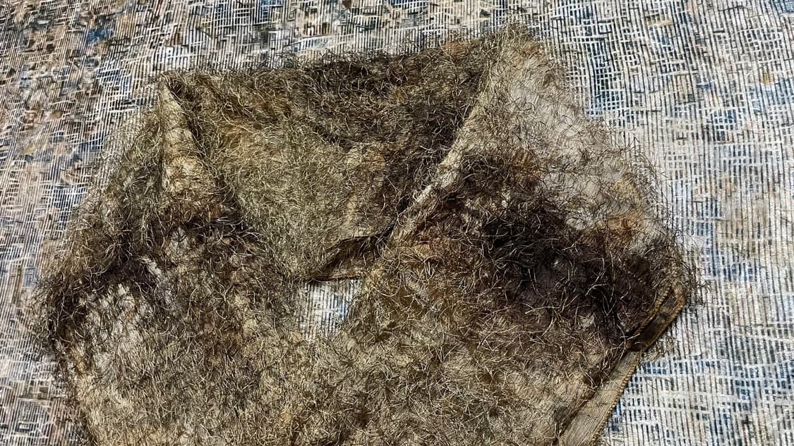 JPN 빈티지 Y2K 모리걸 유니크 수작업 아크 텍스처 스카프 머플러 상품이미지2