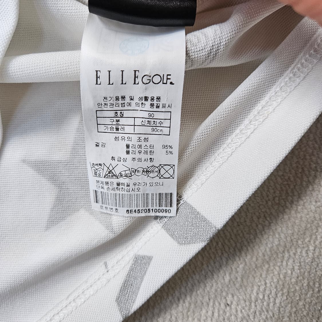 90 엘르골프 여성 카라 반팔 티셔츠 0305Y 상품이미지5