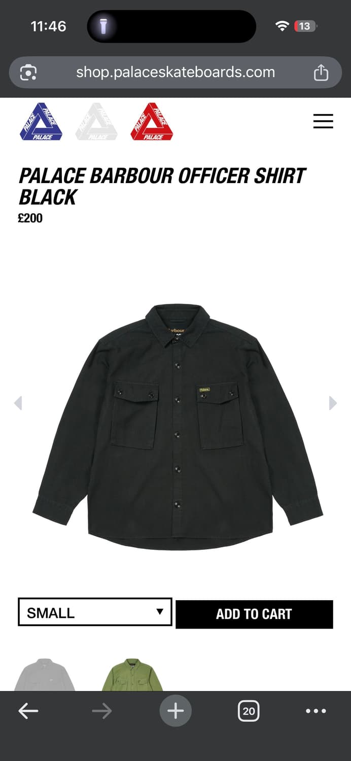 팔라스 바버 오피서 셔츠 상품이미지1