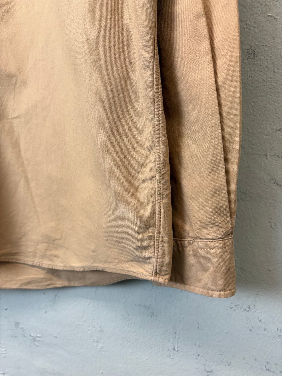 폴로랄프로렌 큐알라벨 가먼트 다이 셔츠 베이지 상품이미지3