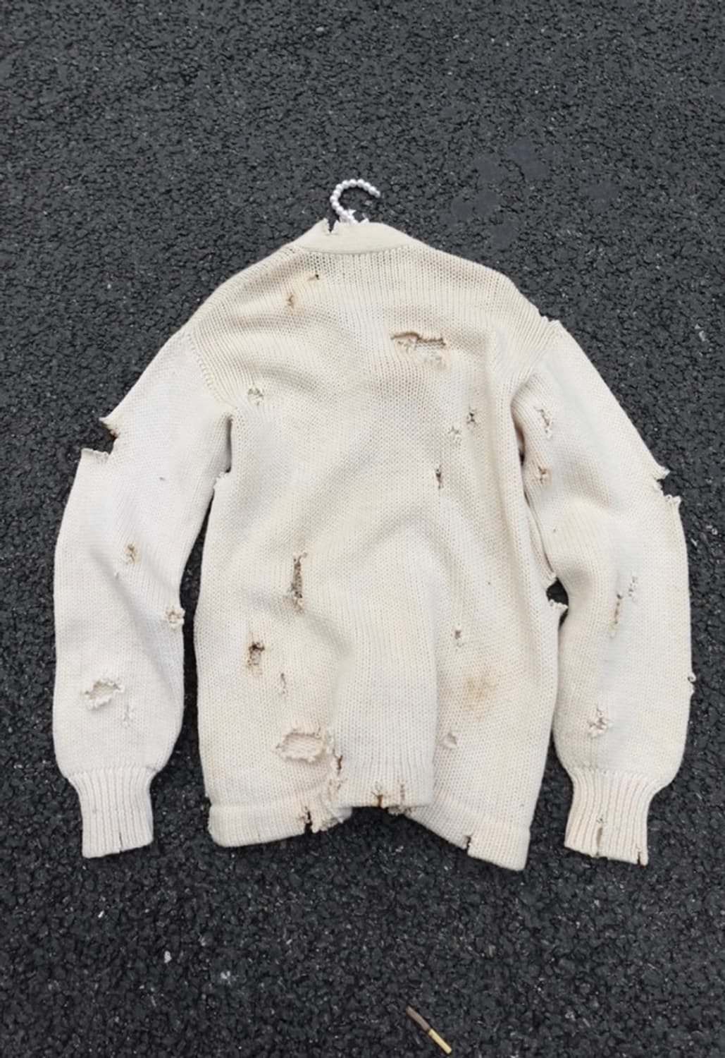 60s Lanza 번드&디스트레스드 레터맨 가디건 상품이미지4