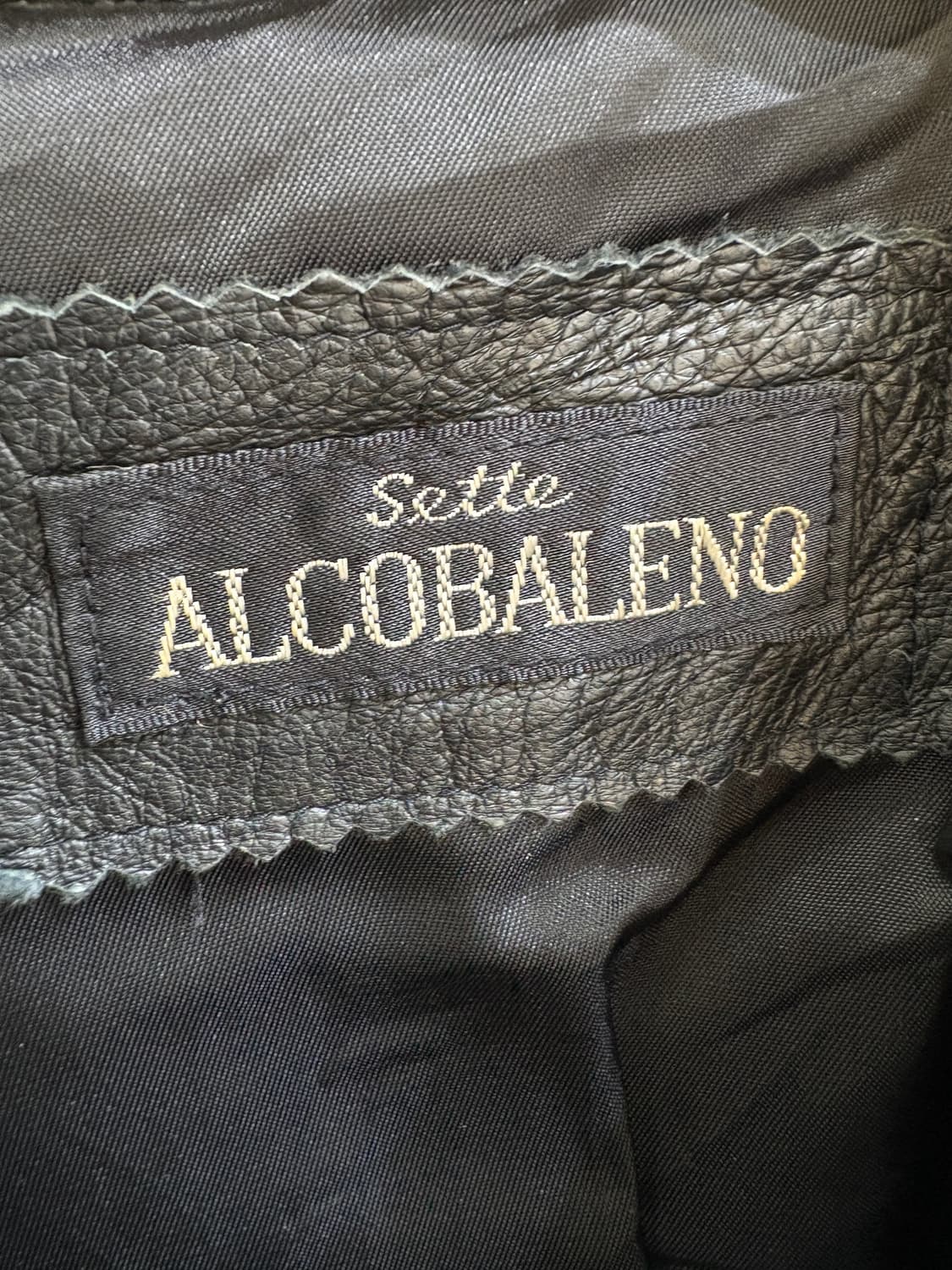 ALCOBALENO 레더코트 상품이미지6