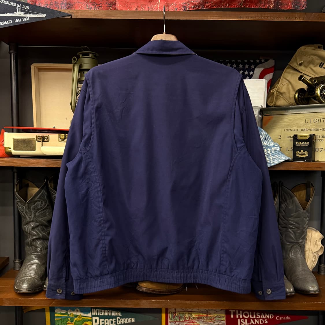 폴로 골프 체크 라이닝 스윙탑 자켓 블루종 컨트리 N649 상품이미지2