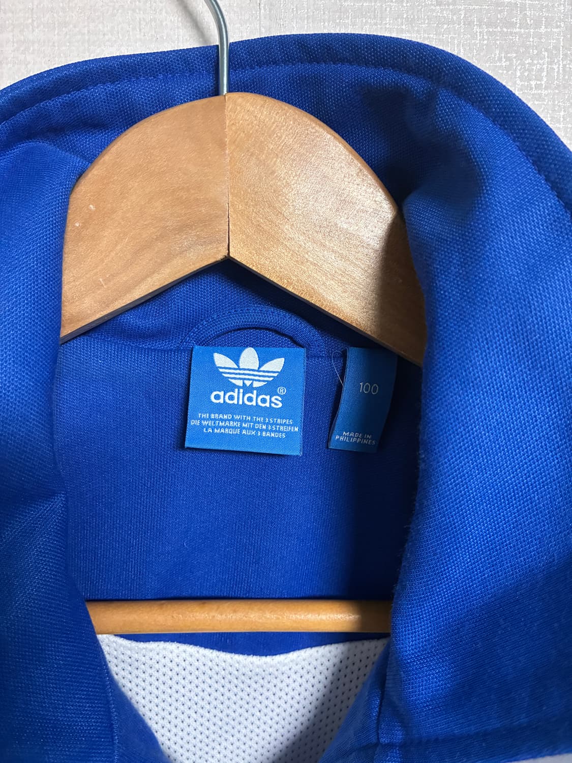 빈티지 아디다스 유로파 져지 블루 L 상품이미지3