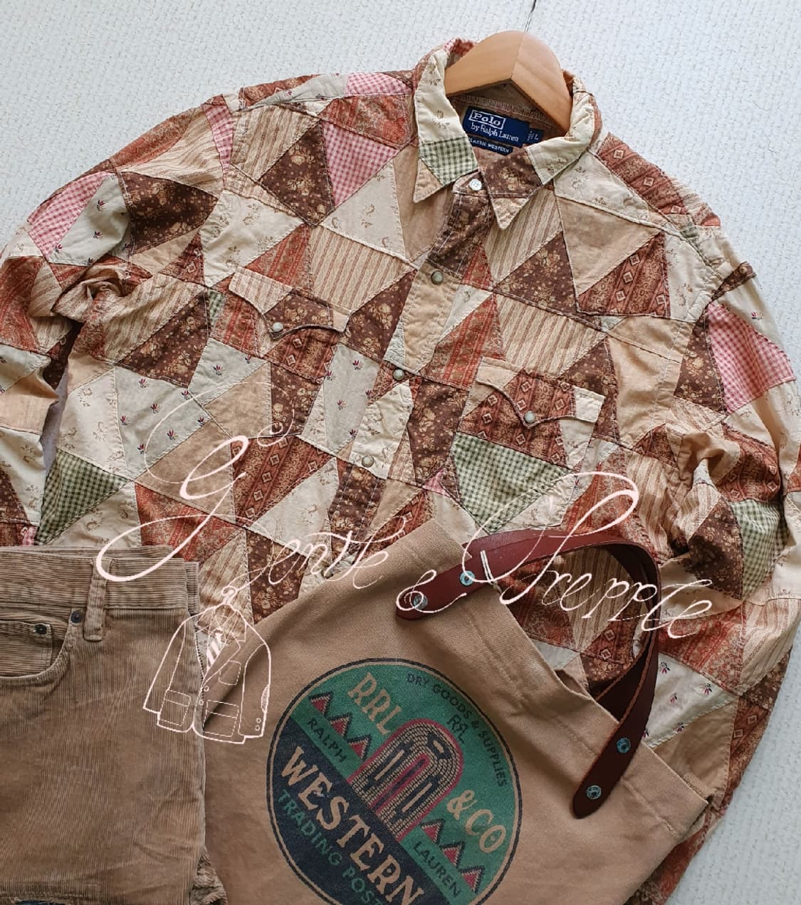 폴로 랄프로렌 패치워크 웨스턴 셔츠 상품이미지2
