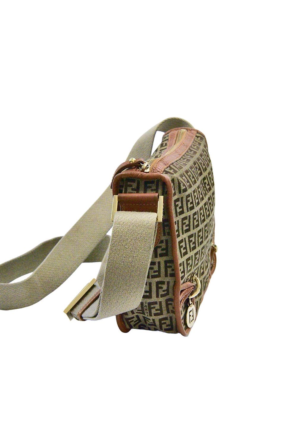 펜디 주키노 캔버스 F 참 크로스백 (정품) 상품이미지4