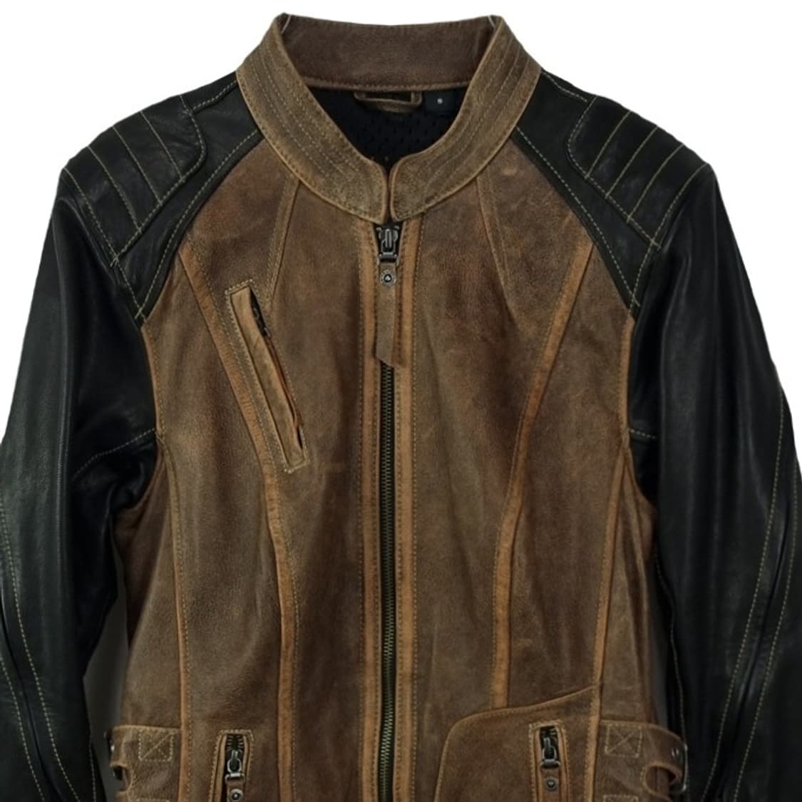 할리데이비슨 카우 & 램스킨 레더 빅로고 바이커 자켓 P01134 상품이미지4