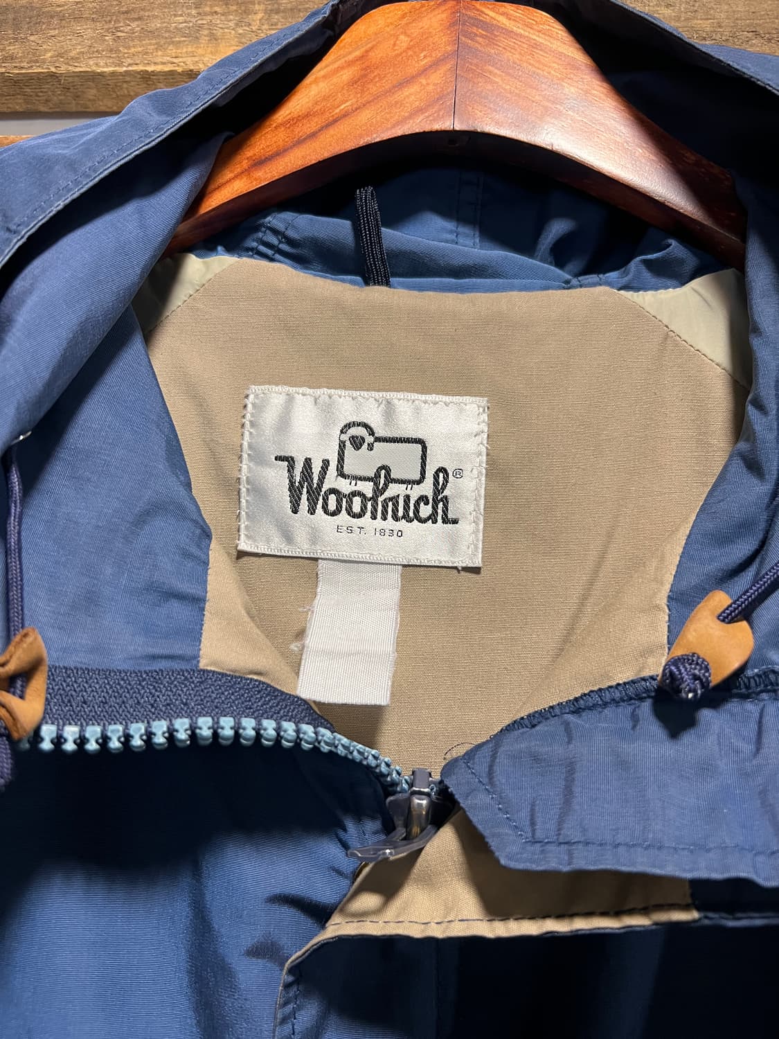 [L]80's 울리치 Made in USA 네이비 마운틴 파카 상품이미지2