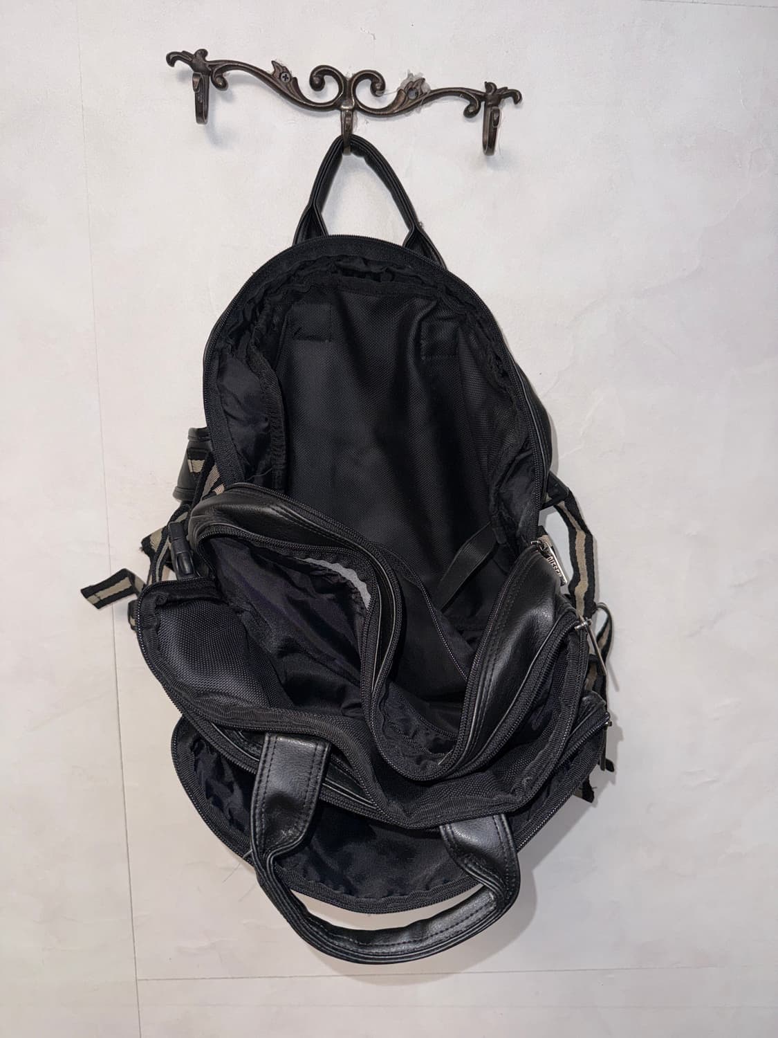 DIESEL black leather two ways square bag 상품이미지6