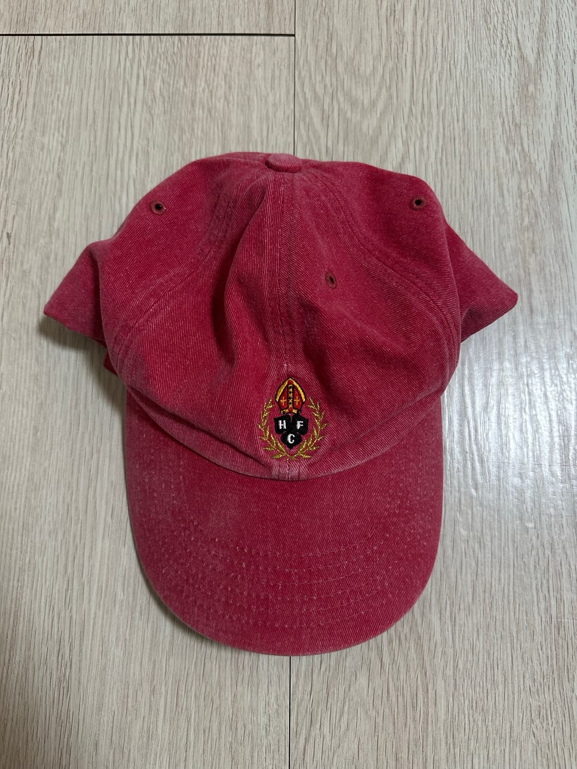 헤리티지플로스 핑크 볼캡, 피그먼트모자 상품이미지1