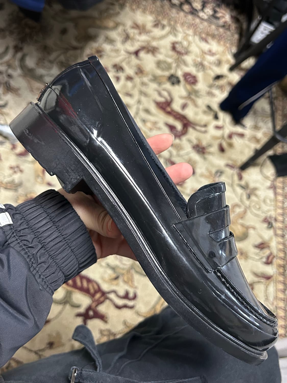 헌터 오리지널 페니 로퍼 블랙 235 상품이미지8