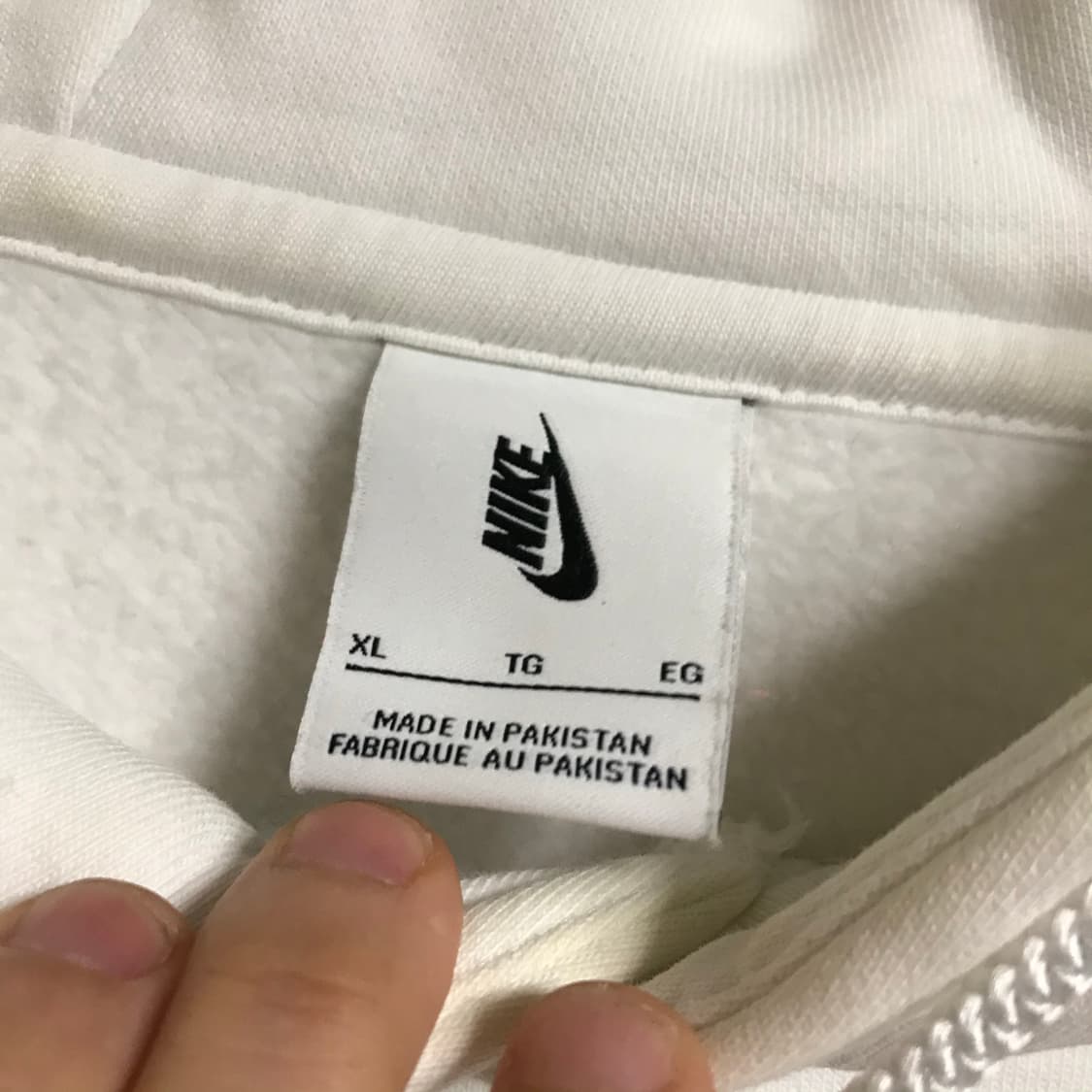 나이키nrg 초판 흰색 후드티 상품이미지3