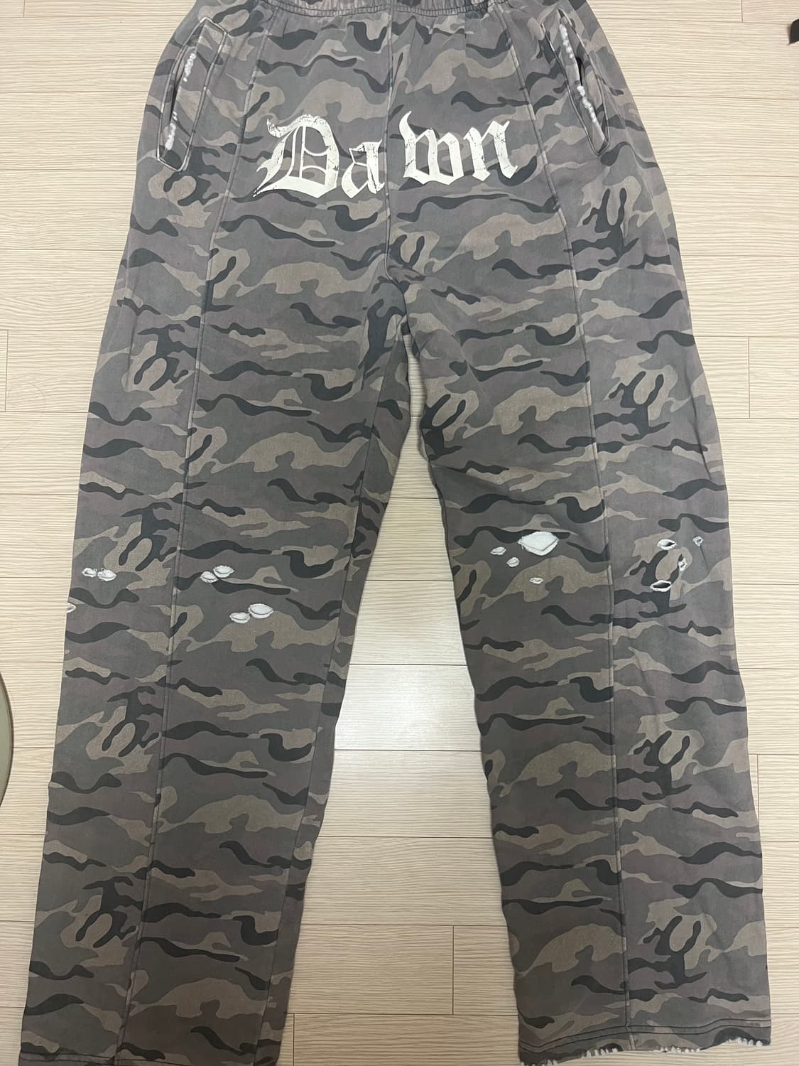 틸던 카모 스웻팬츠 상품이미지1