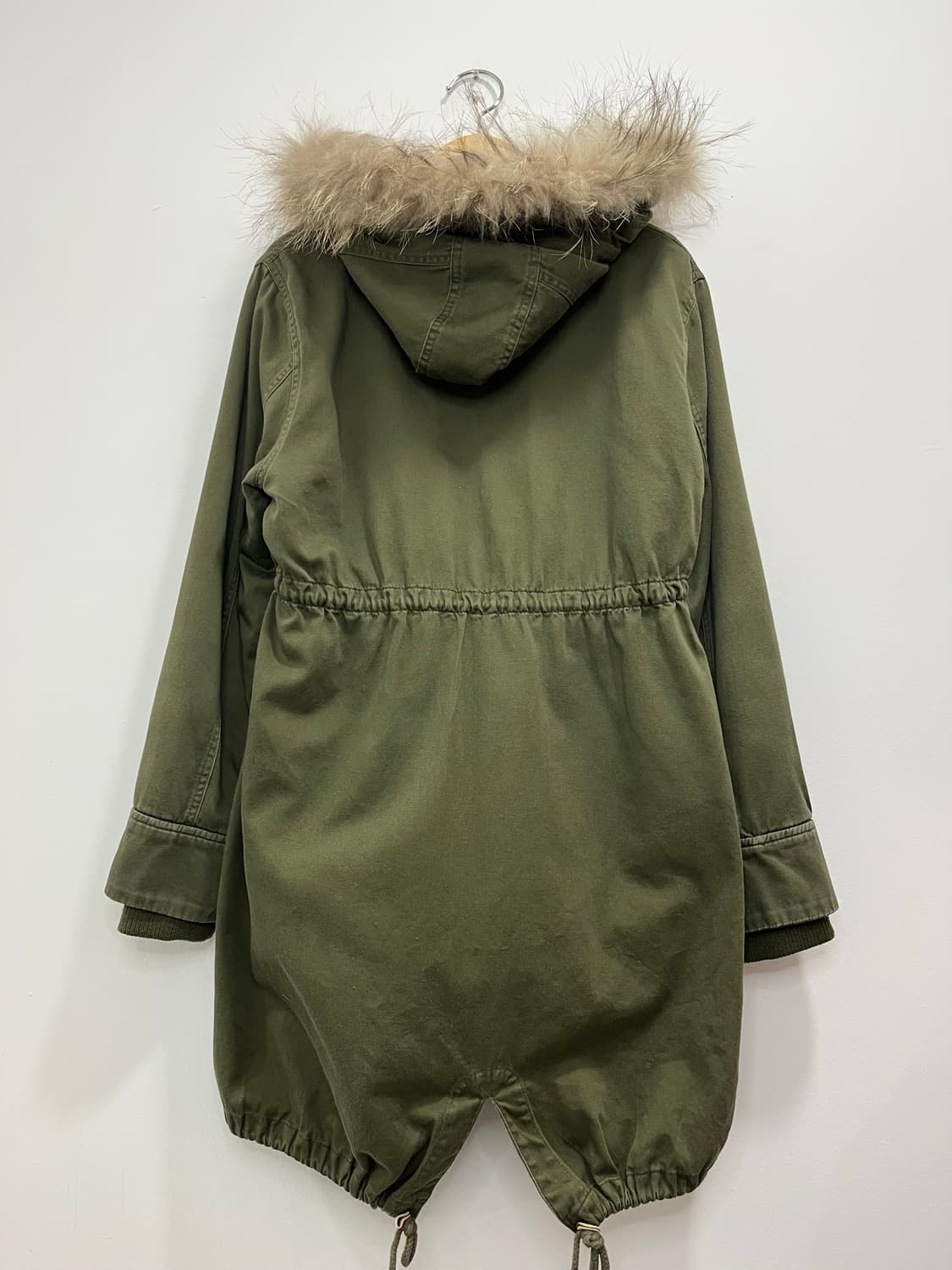 Lowrys Farm 모리걸 벌룬핏 퍼후드 야상 자켓 상품이미지6