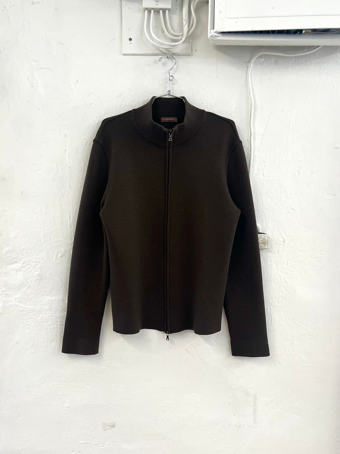 프라다 스포츠 2005 아카이브 울 니트 집업 자켓 상품이미지3