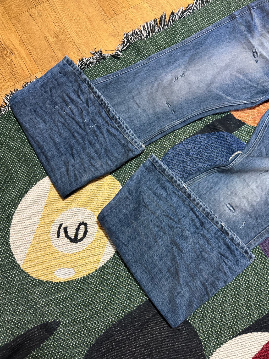 [2] 언더마이카 플레어진 오일 블루 상품이미지5