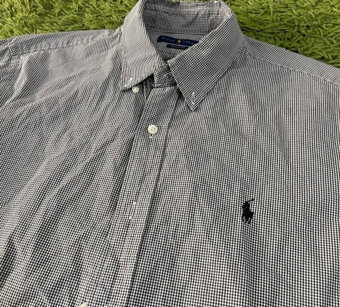 폴로 POLO 랄프로렌 체크 긴팔 셔츠 100~105 상품이미지2