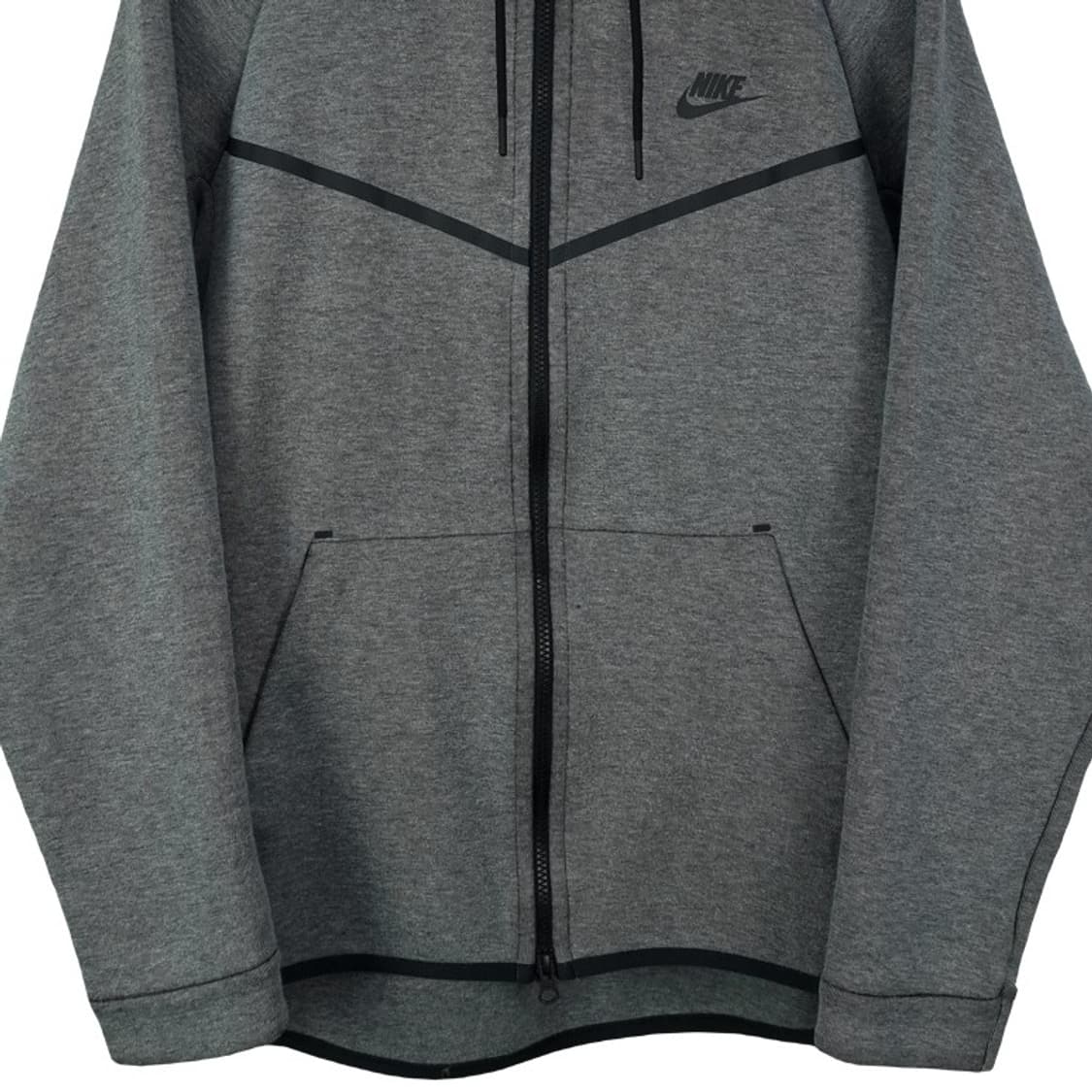 [나이키] 로고 프린팅 테크팩 후드 집업 그레이 M19264 상품이미지5