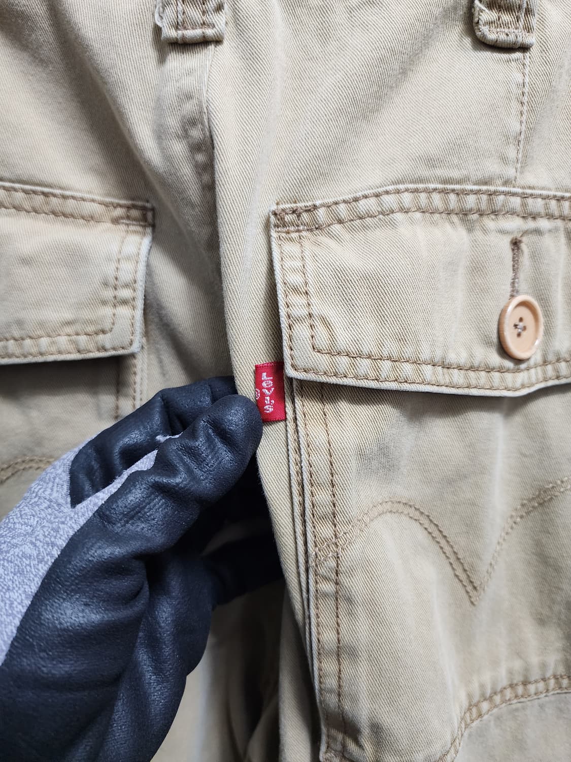 리바이스 베이지 레드탭 카고바지  상품이미지4