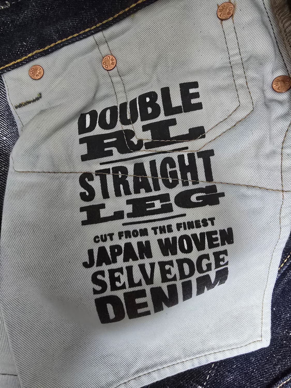 rrl 리미티드 에디션 스트레이트 레그 핏 인디고 리지드 데님 31/30 상품이미지5