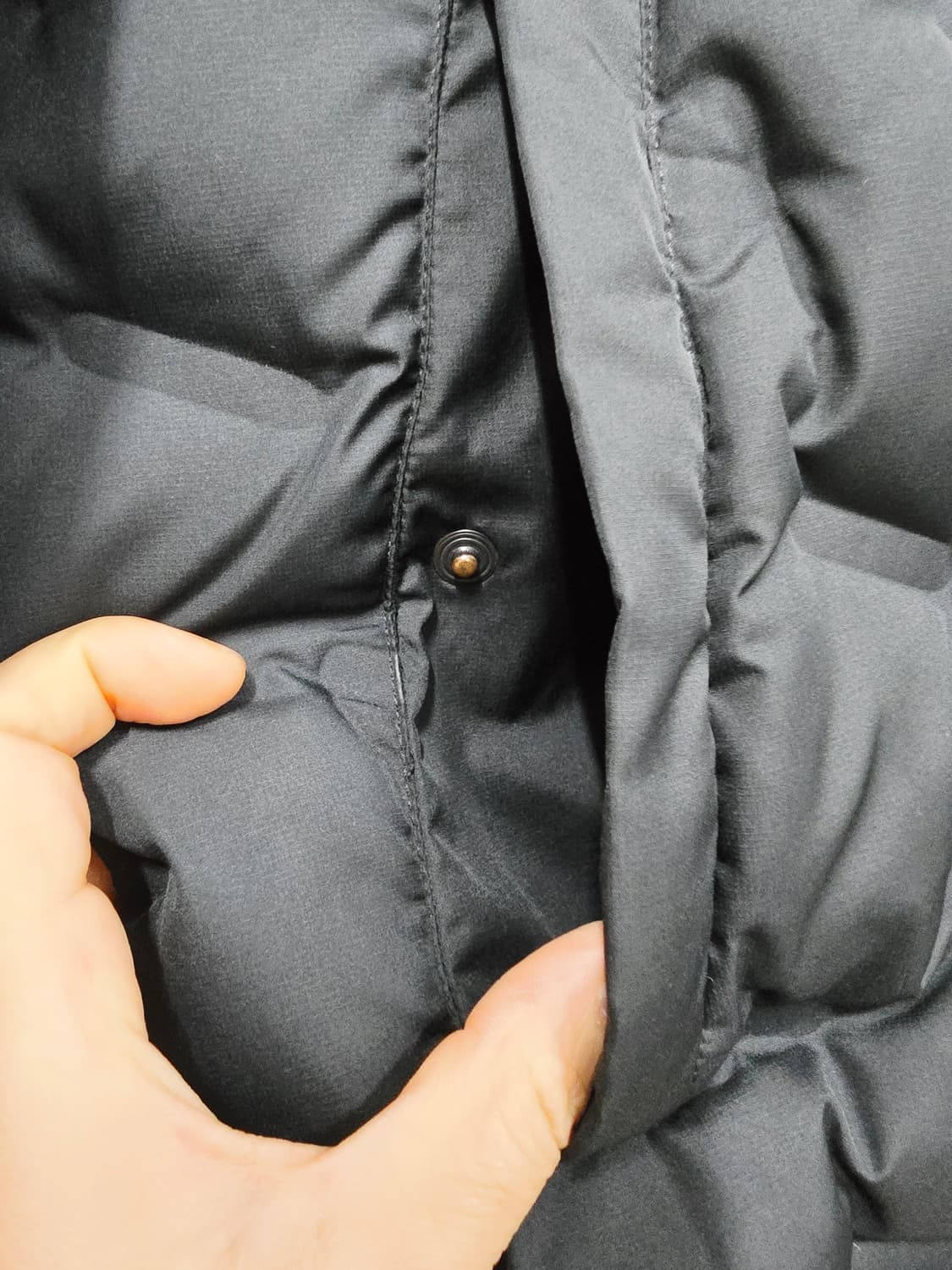 나이키 골프 블랙 패딩 믹스  자켓 상품이미지5