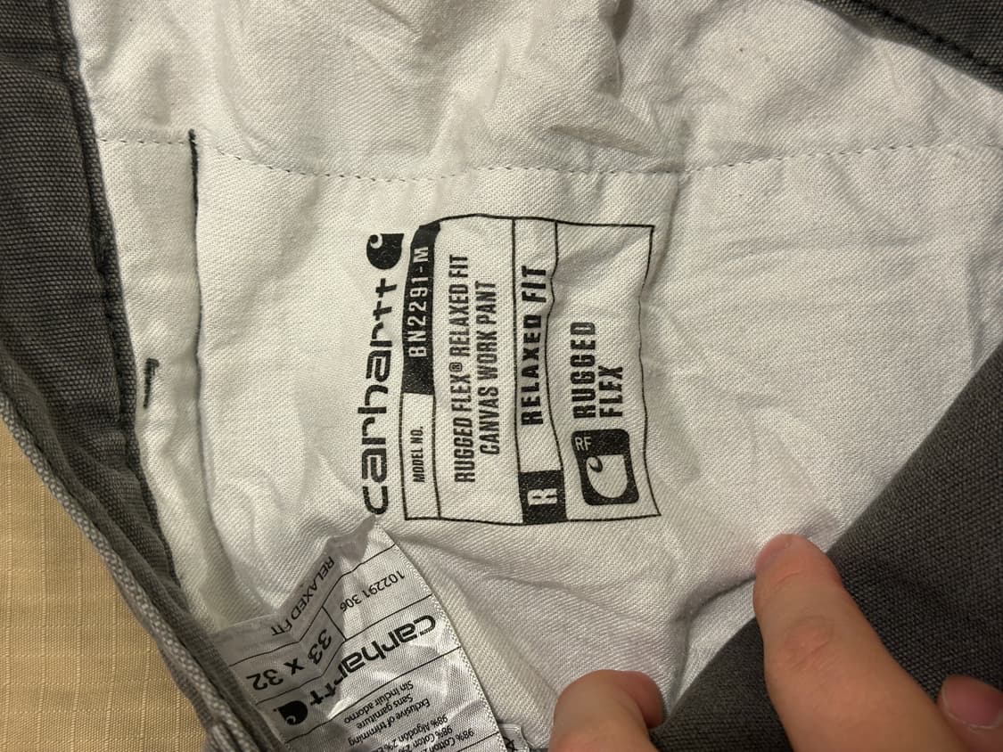 칼하트 14806 릴렉스핏 코튼팬츠 33x32 상품이미지5