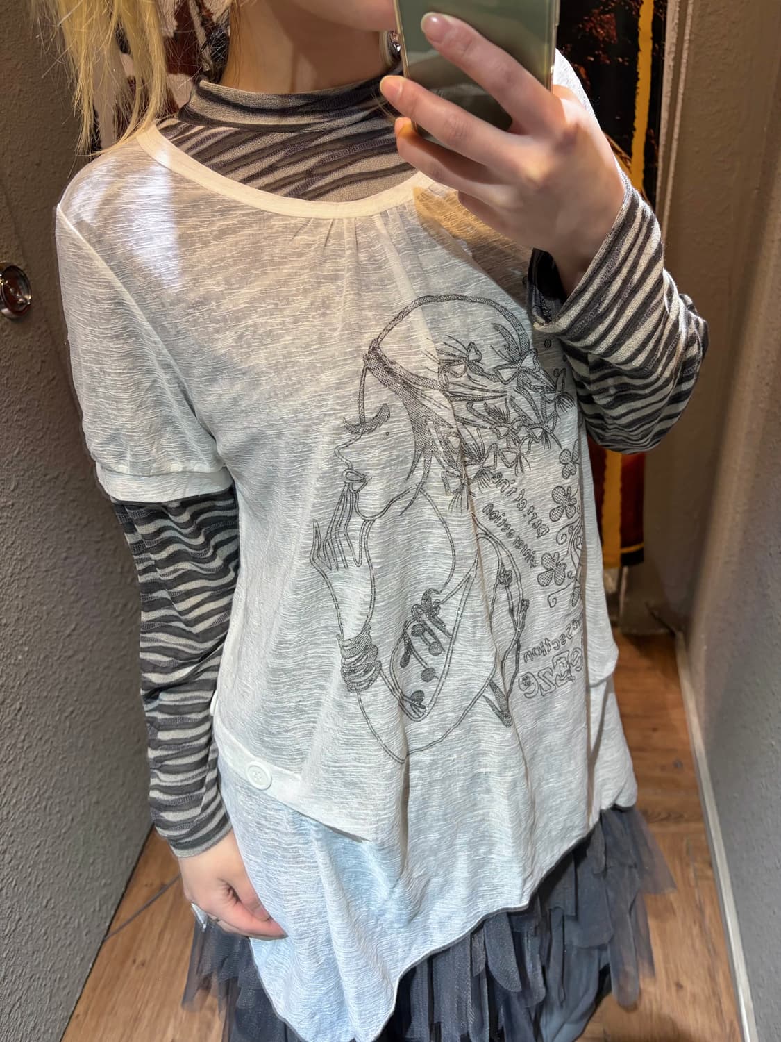 [SET] vtg layered top 상품이미지1