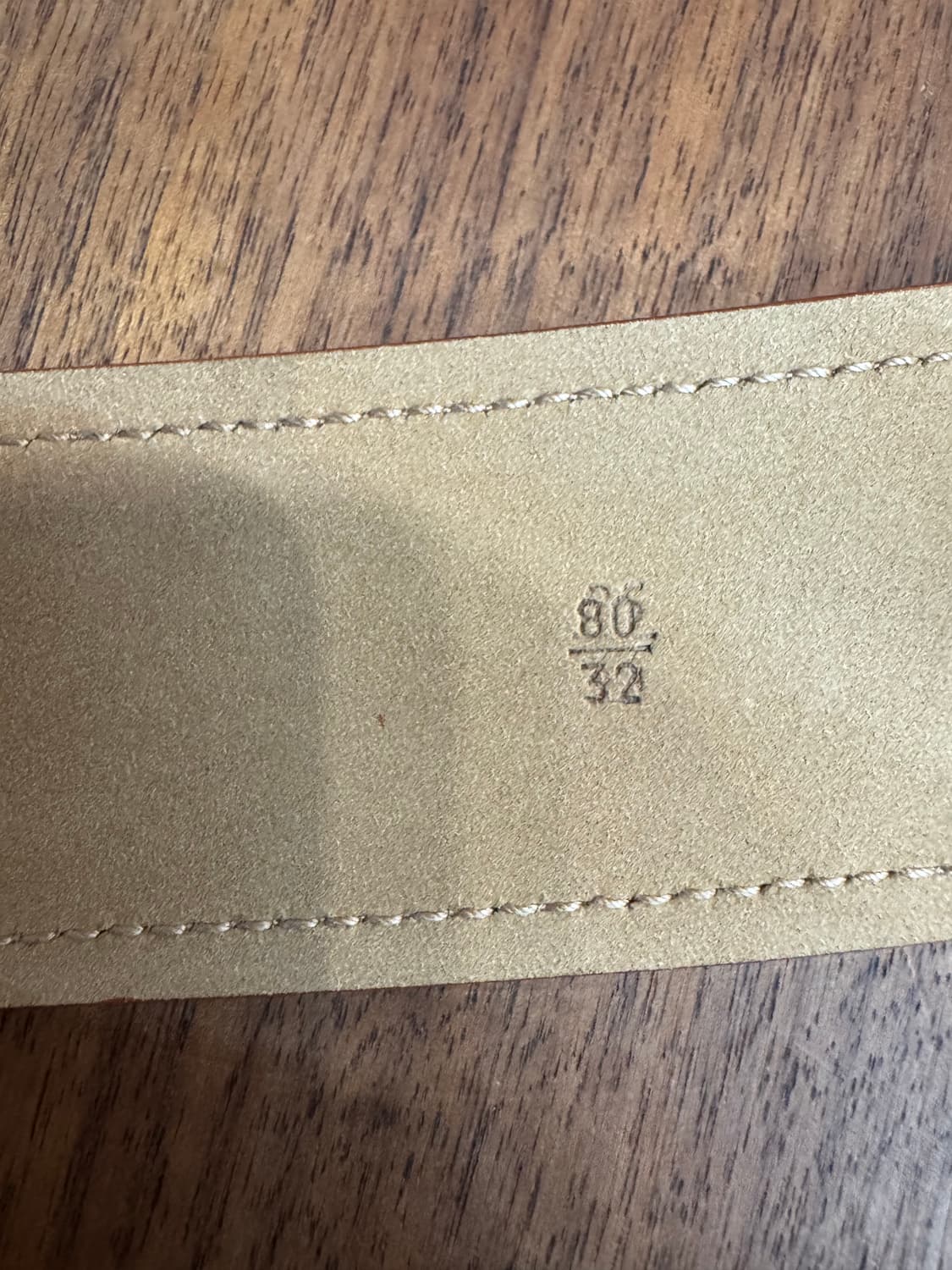 프라다 오렌지색상 가죽 벨트 28인치 상품이미지6