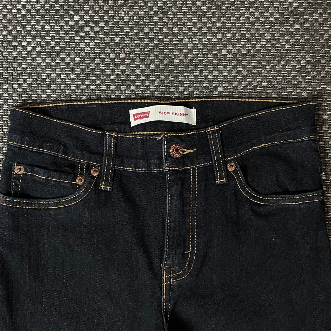 (27) 리바이스 510 28X27 진청 데님 팬츠 스키니 상품이미지3