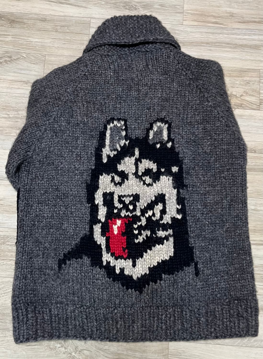 캐네디언 스웨터 늑대 코위찬 95-100 상품이미지4