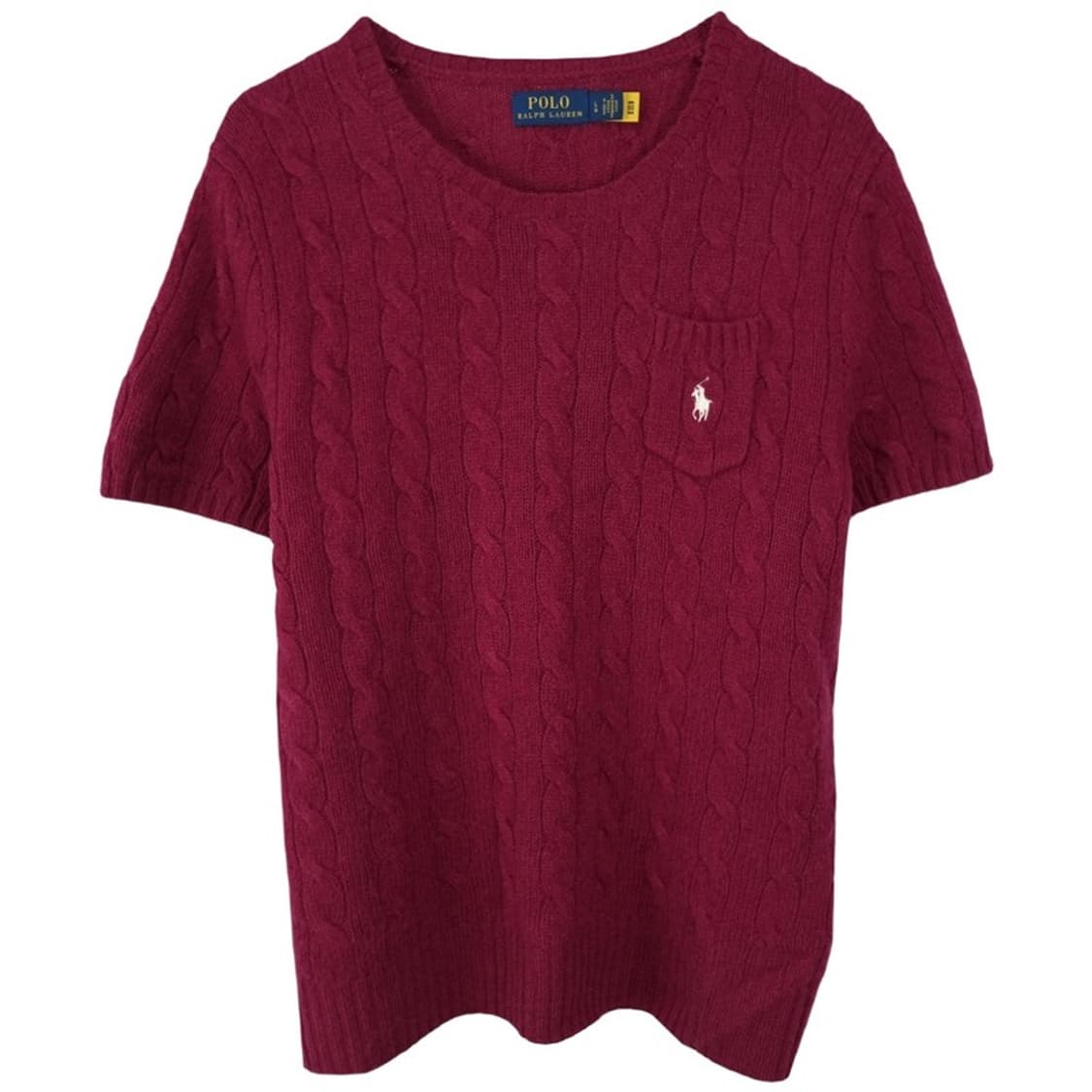 [폴로 랄프로렌] 신형 포니 로고 자수 포켓 반팔 니트 M19435 상품이미지2