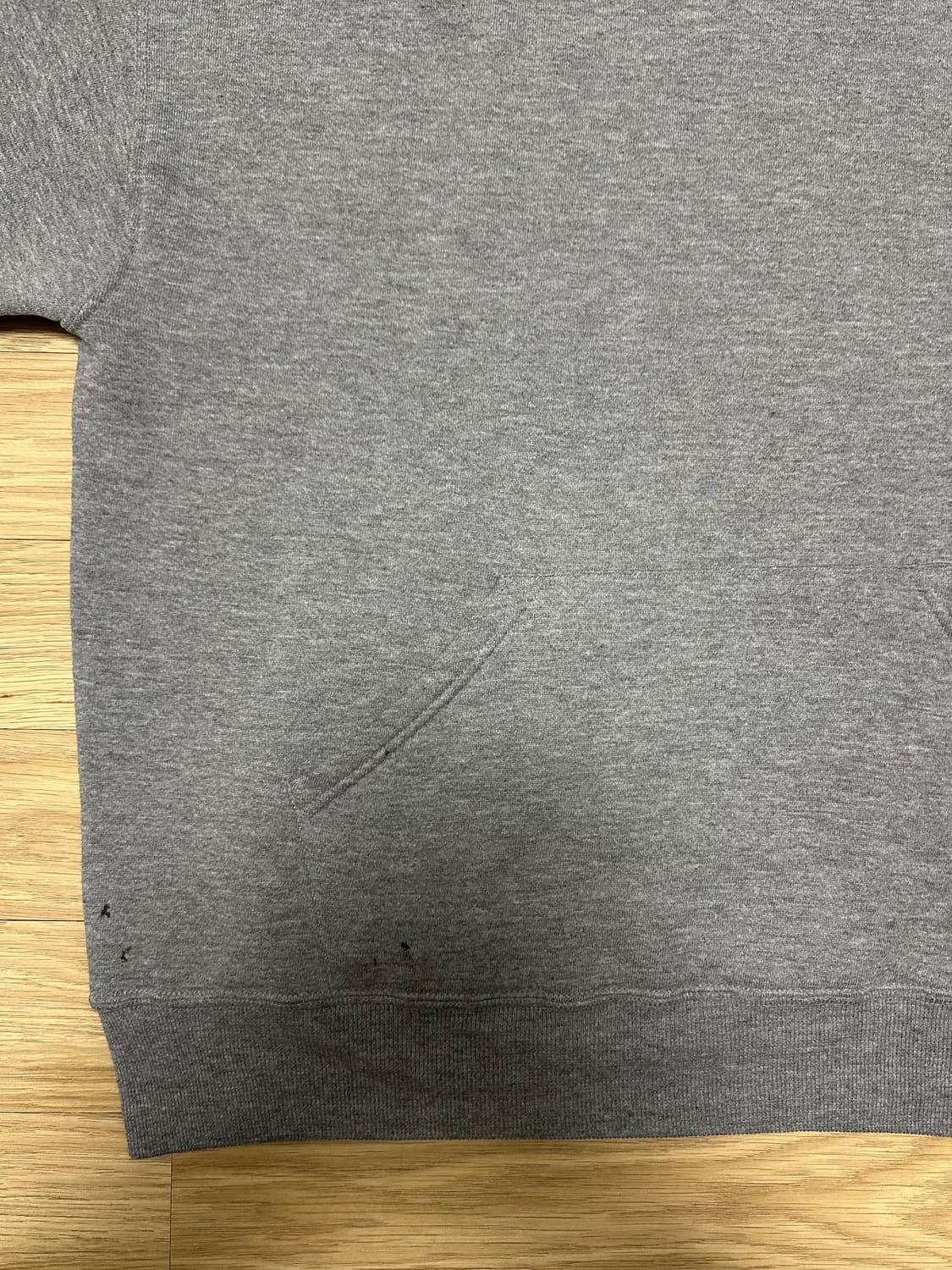 90s 빈티지 러셀 후드 그레이 XL 페인팅 상품이미지8