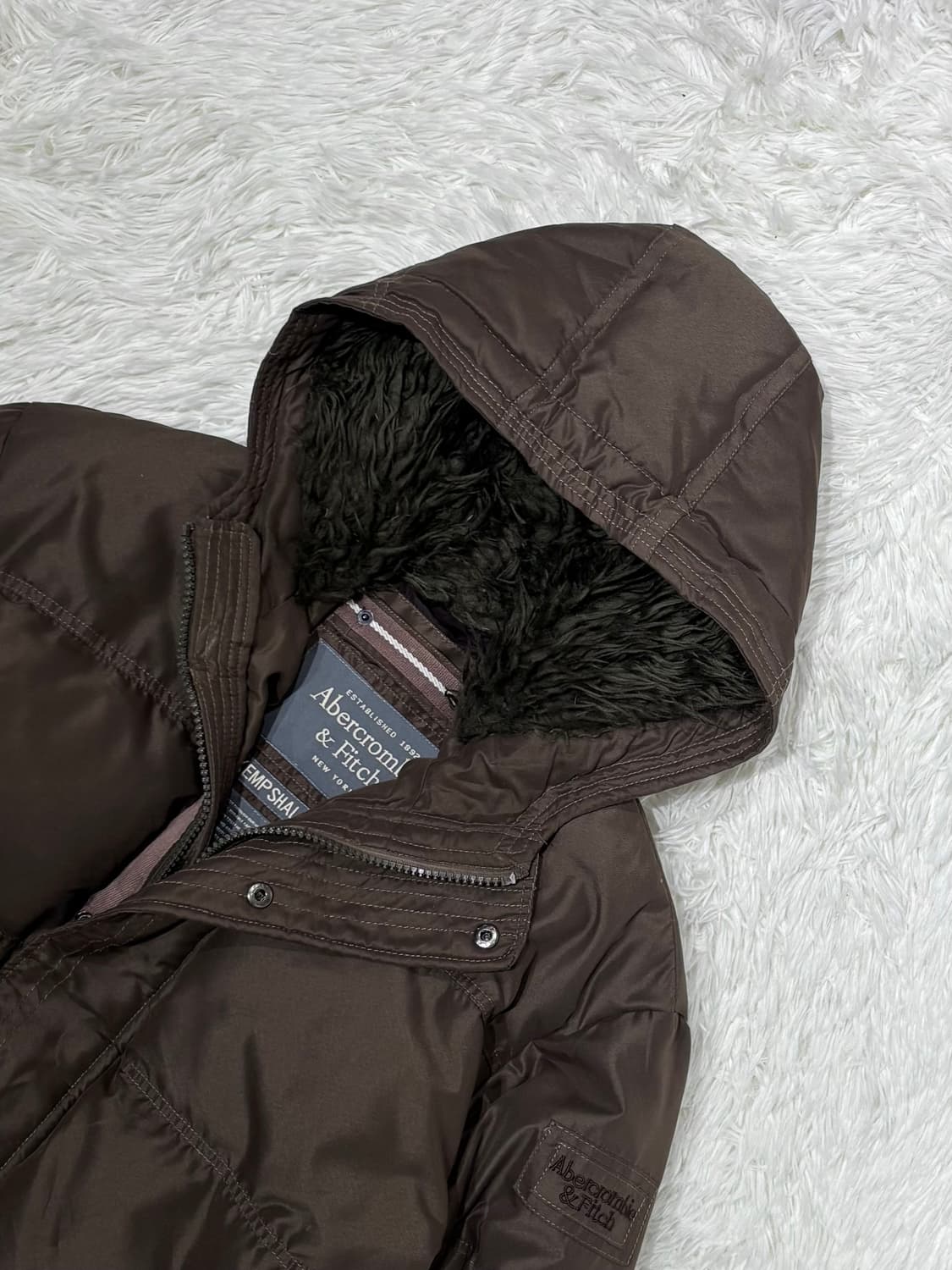 아베크롬비 브라운 캠프샬 다운패딩 상품이미지6