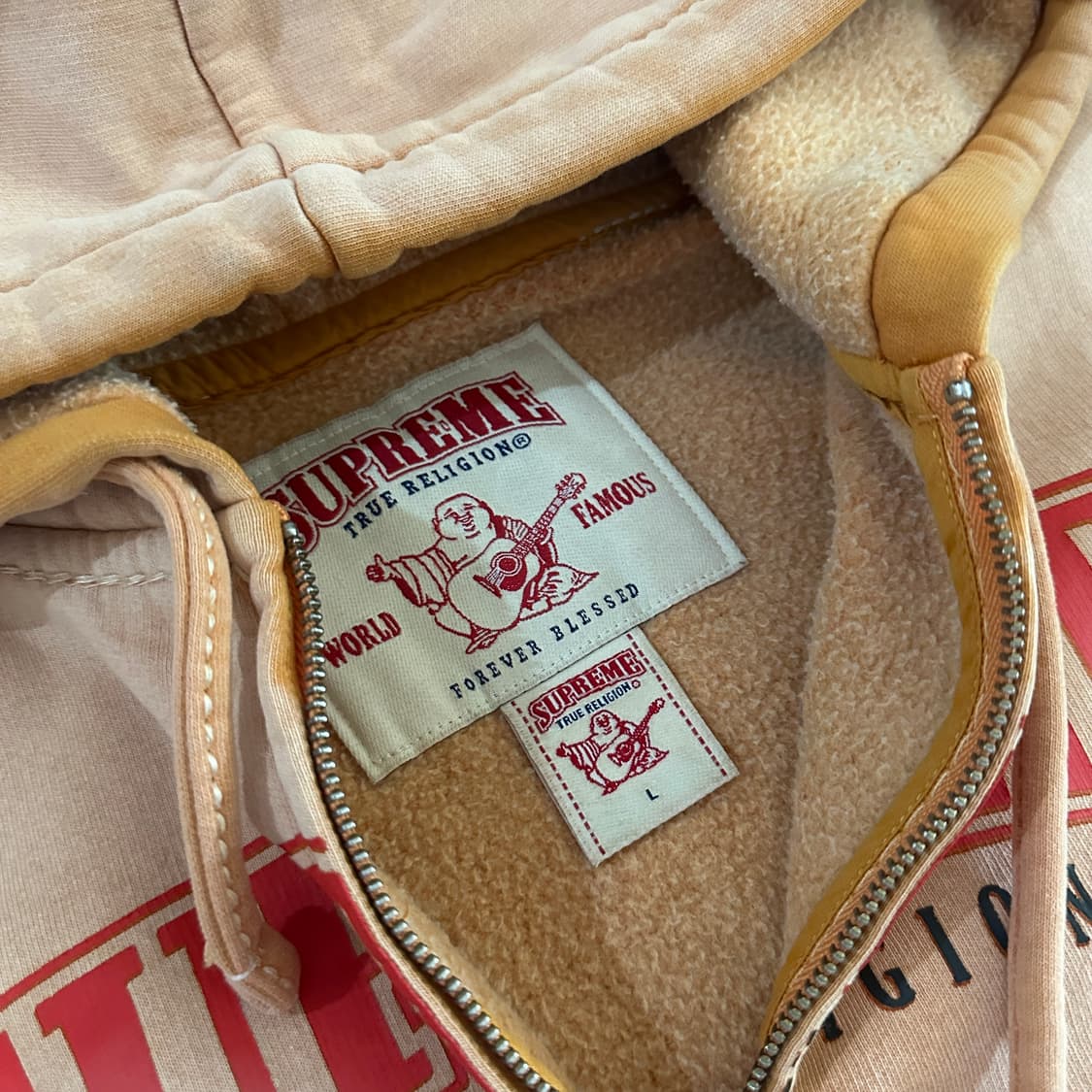 슈프림 x 트루릴리젼 후드 집업 상품이미지2