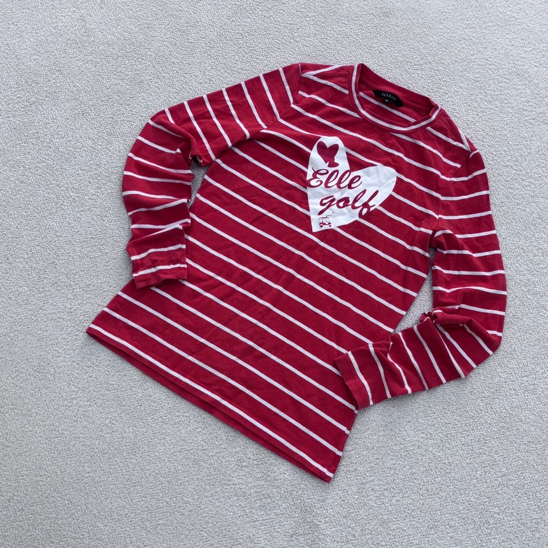 90 엘르골프 스트라이프 긴팔 티셔츠 0408E1 상품이미지1