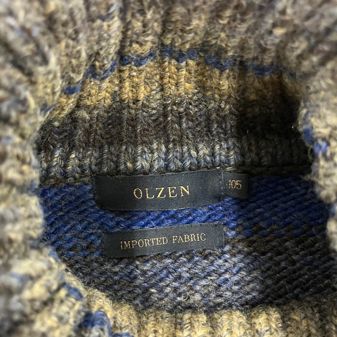 105 올젠 터틀넥 니트 스웨터 0220M 상품이미지2