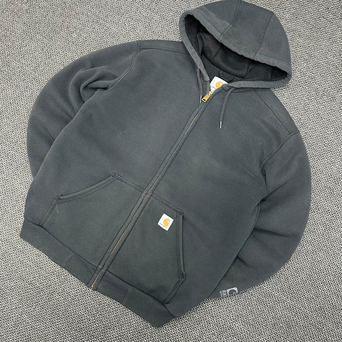 칼하트 빈티지 레인디펜더 후드집업 S(L크기) 상품이미지3