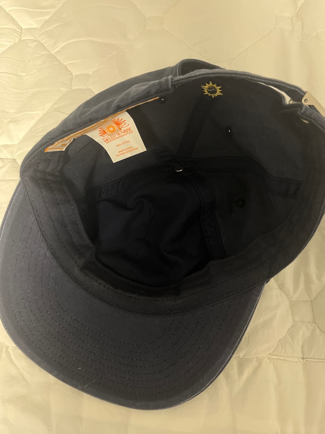 헬로선라이즈 Washed OG Logo Ball Cap_Navy 상품이미지3