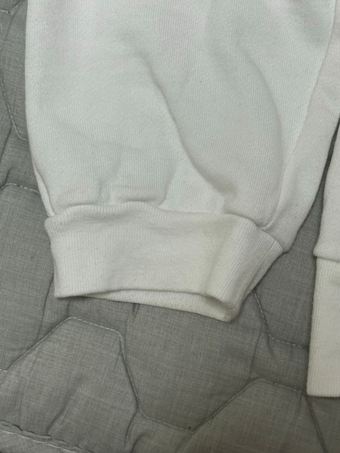 캐피탈 에코 플리스 크루 스웨트셔츠 화이트 2사이즈 상품이미지7