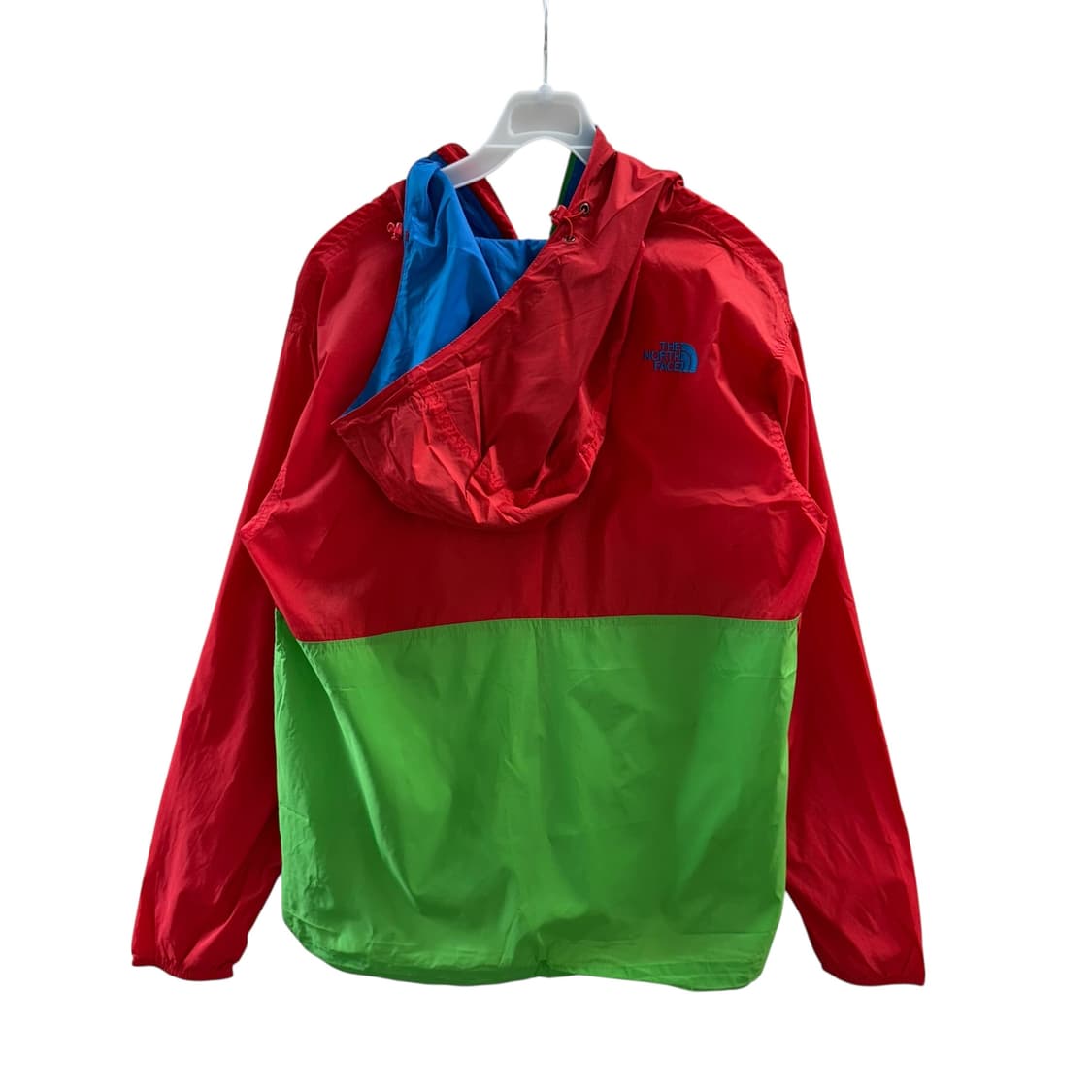 [M] 노스페이스 레드그린 배색 바람막이 상품이미지4
