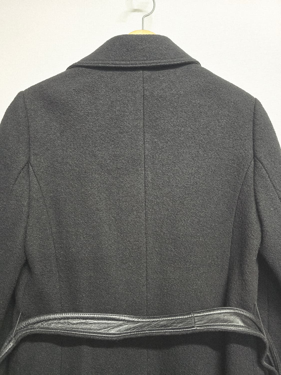 레노마 블랙 모 롱 코트44 상품이미지5