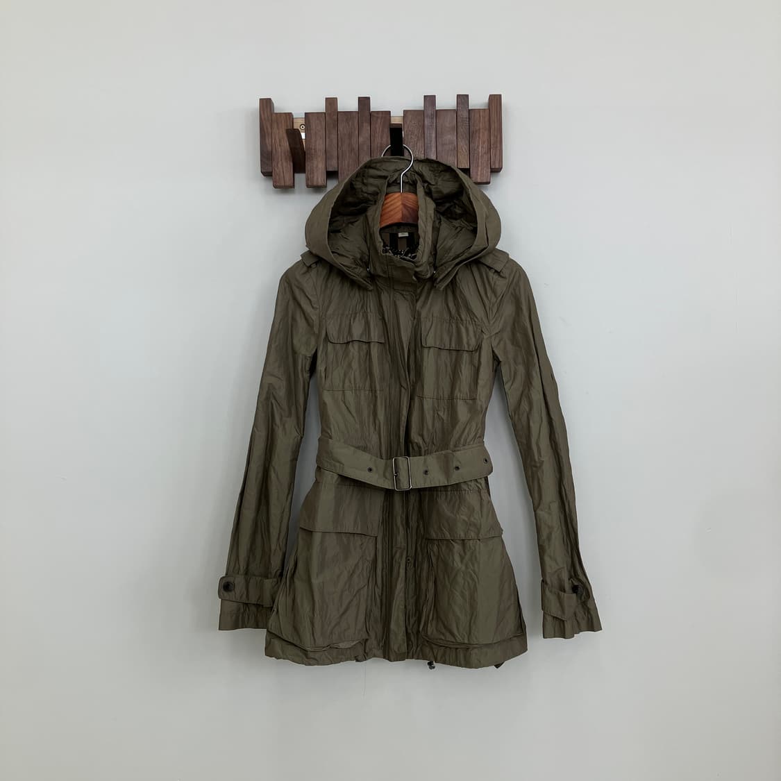 버버리 런던 트윌 메탈릭 유틸리티 야상 상품이미지1