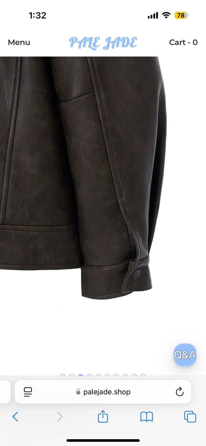 페일제이드 오버핏레더자켓 상품이미지6