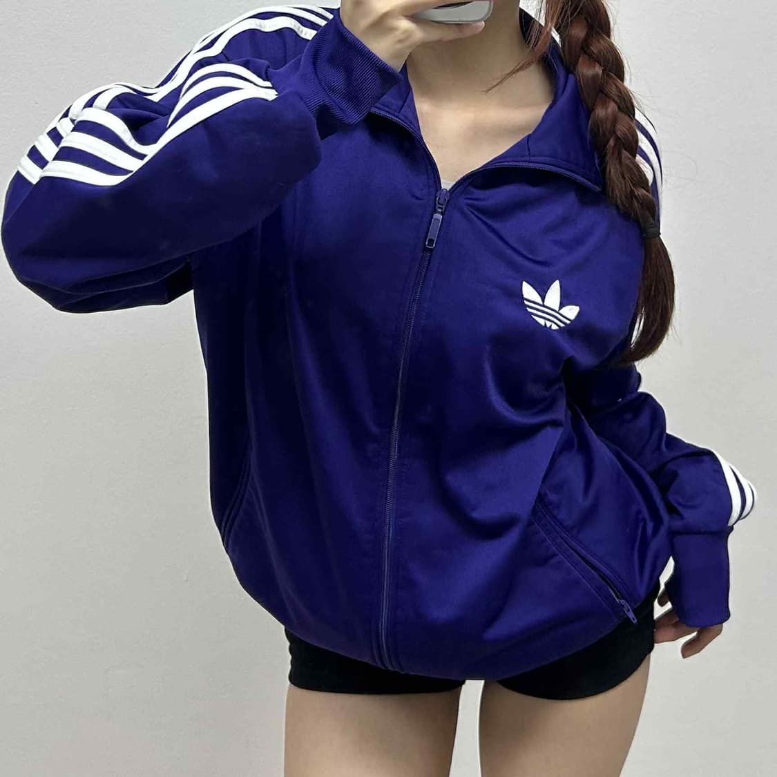 아디다스 퍼플 구파이어버드 트랙탑 희귀져지(105) 상품이미지2
